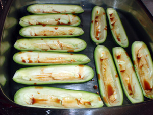 zucchine con tamari
