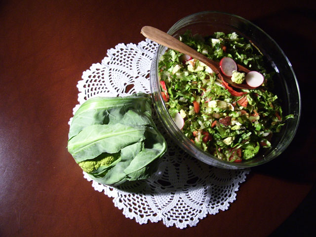 Green Cauliflower salad