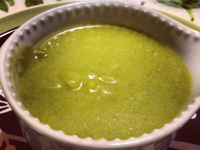 zuppa cremosa di cavolfiore e broccolo