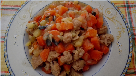 spezzatino con patate e carote